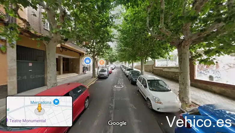 Aparcament carrer Rocafonda