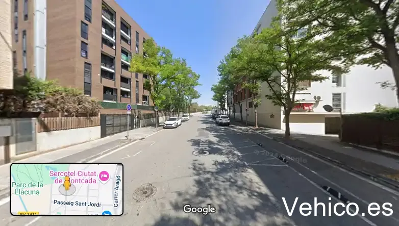 [P] Zona d'aparcament reservada per a motos