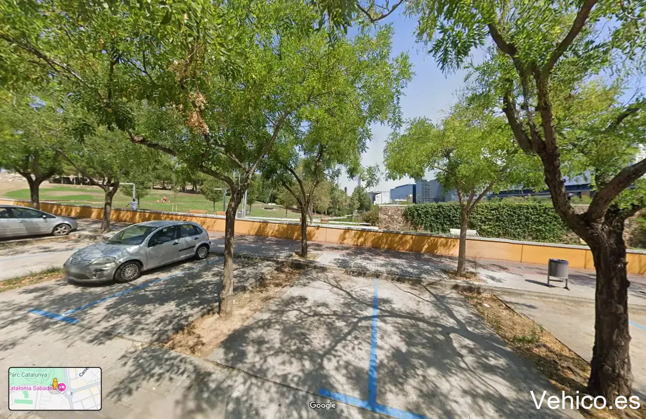 Aparcament parc Catalunya zona blava