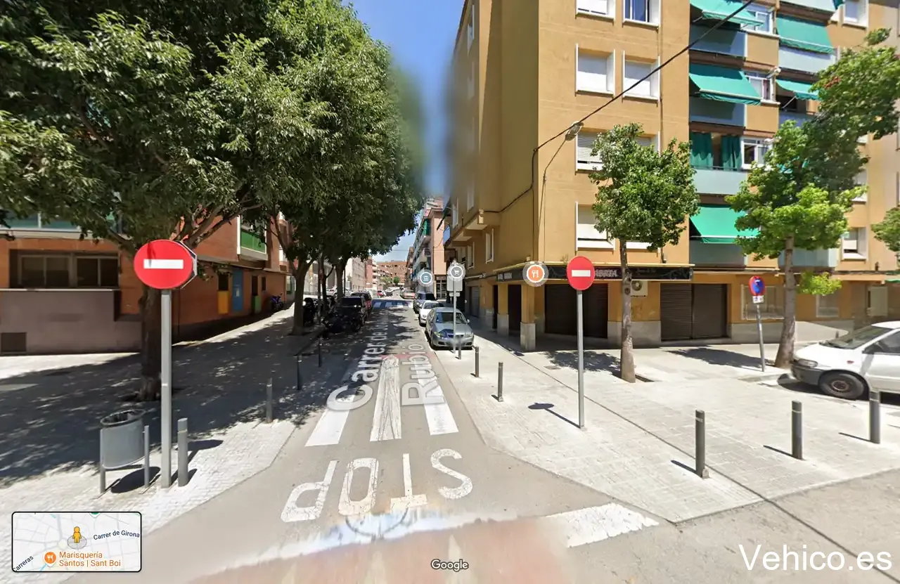Zona de aparcamiento reservada para motos