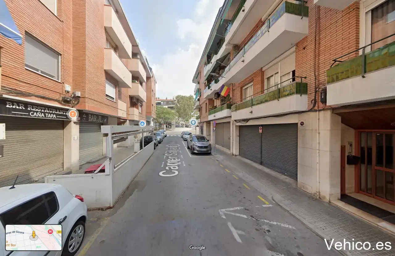 Zona d'aparcament reservada per a motos