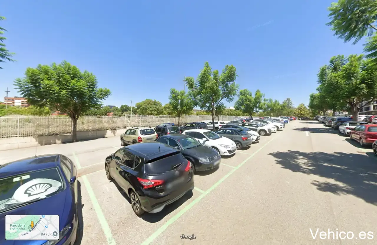 Aparcamiento Coches, Zona Verde