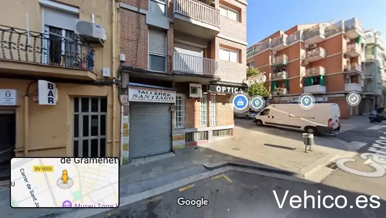 Zona de aparcamiento reservada para motos