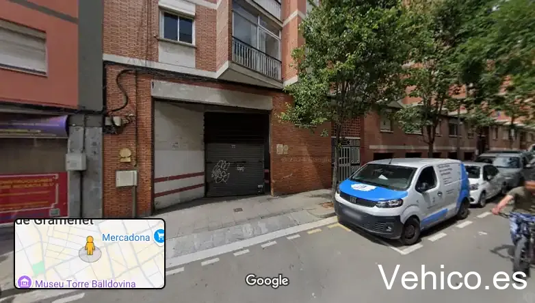 Zona d'aparcament reservada per a motos