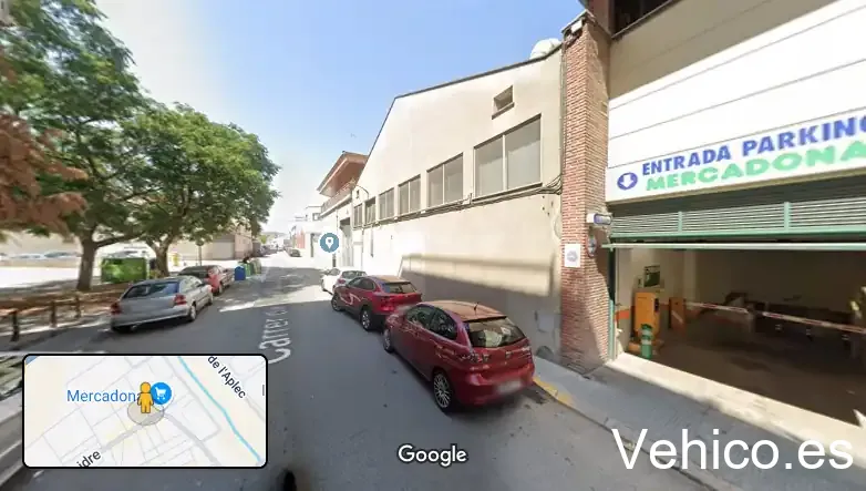 Entrada Parking Mercadona