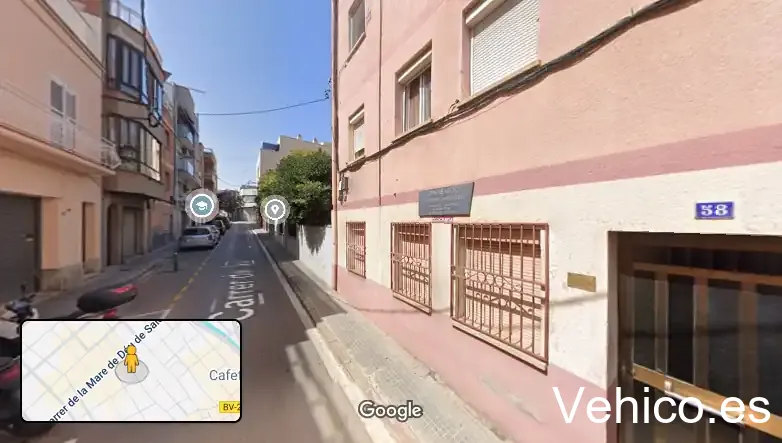 Zona de aparcamiento reservada para motos
