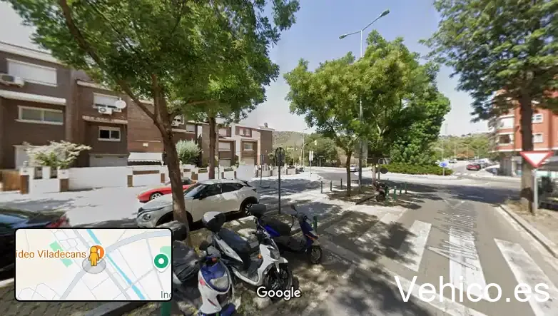 Zona de aparcamiento reservada para motos