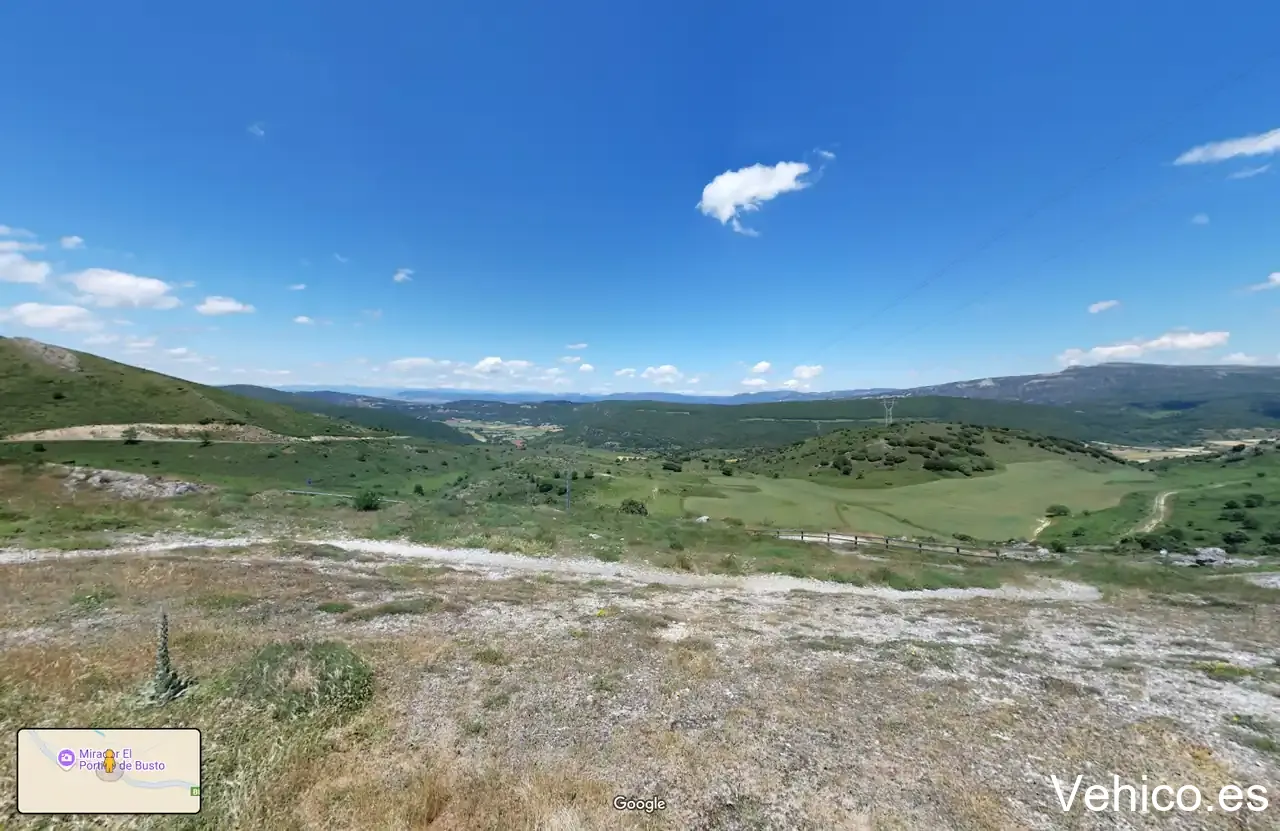 Aparcamiento del Mirador El Portillo de Busto