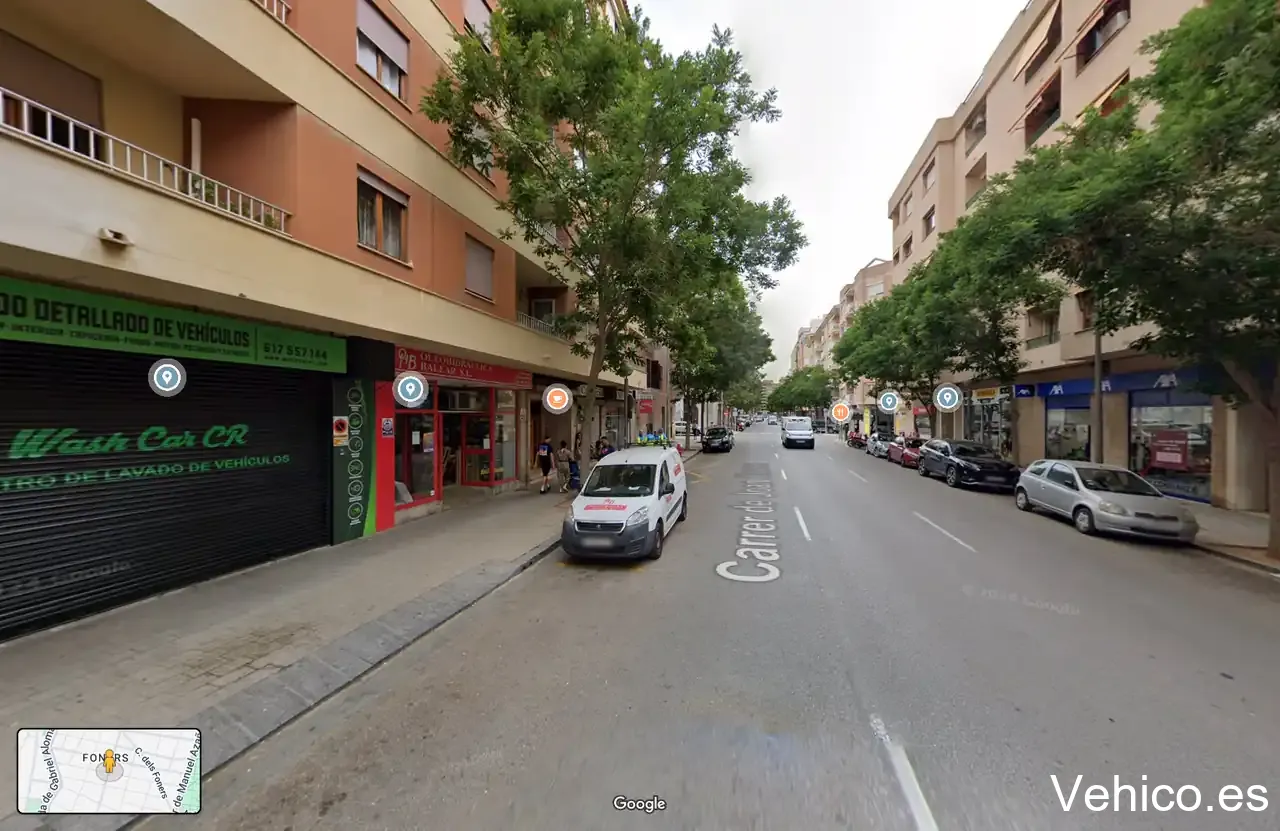 Limpieza coche WashcarCr.M&M Centro detailing. Palma