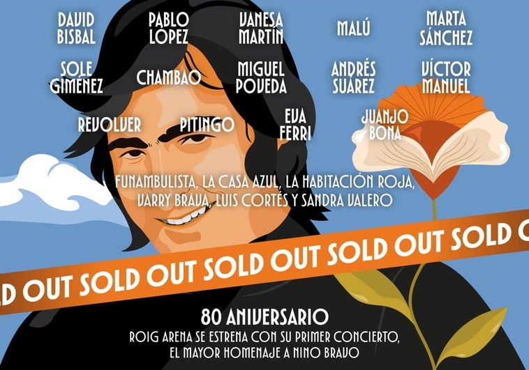 Roig Arena: Tributo a Nino Bravo con 8 Artistas Sorpresa
