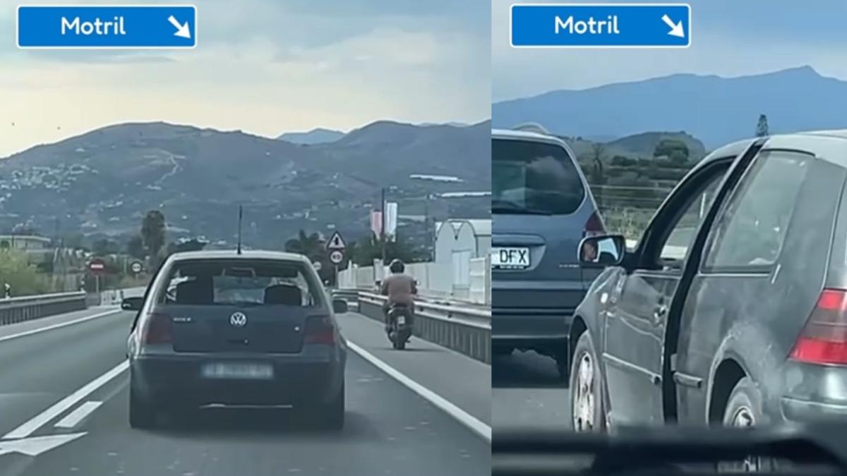 Impactante: Coche en Granada desafía la ITV y causa furor