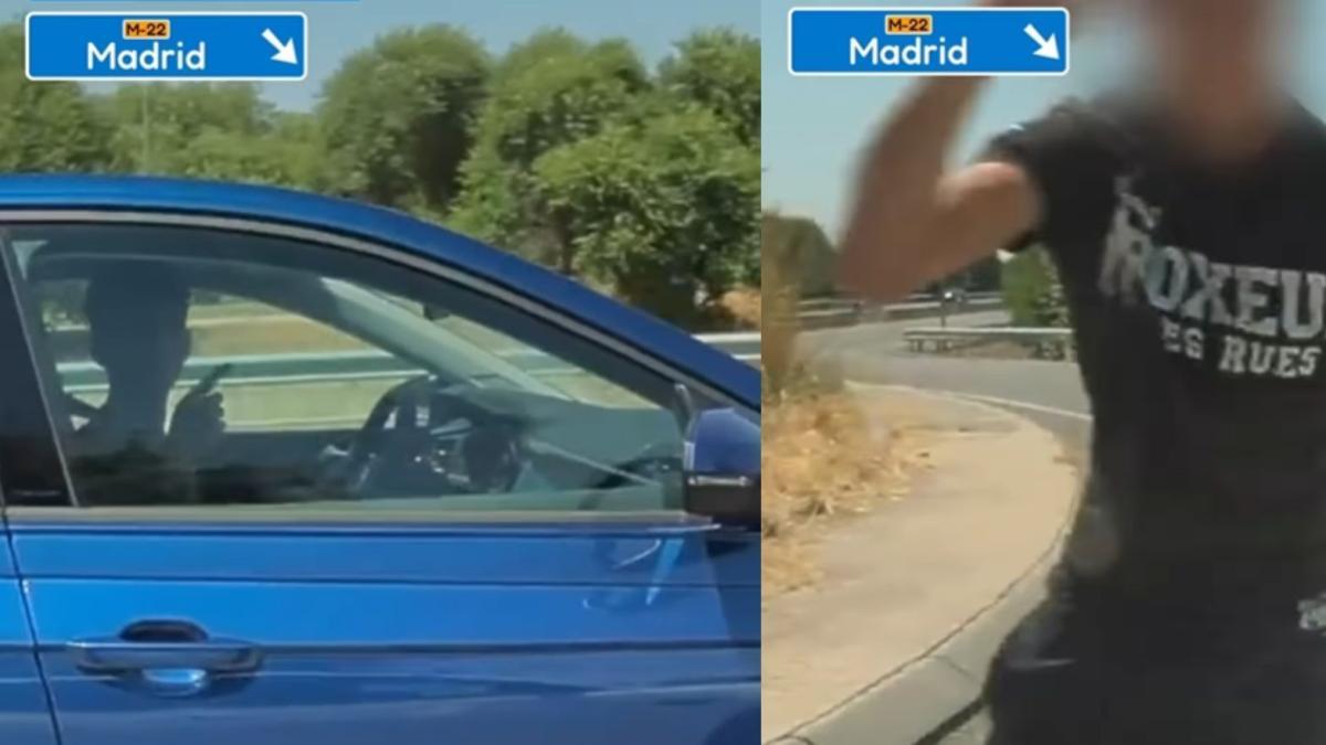 Conductor imprudente en Madrid: la rabieta al volante que indigna a miles